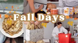 AUTUMN DAYS 🍂☕️ Cooking Cozy Meals, Decorating for Fall, and Wedding Prep