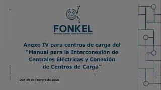 Webinar - Anexo IV del Manual para la Interconexión de Centrales Eléctricas y de Centros de Carga.