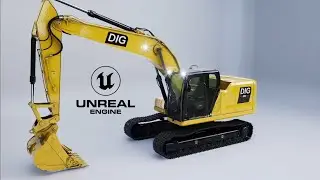 Take Your Projects to the Next Level with the Excavator 3D Asset for  Unreal Engine 5