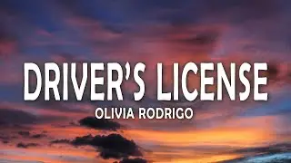 Olivia Rodrigo - drivers license (Lyrics)