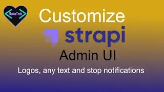 Customize Strapi Admin Panel, Change logos and labels Using Code