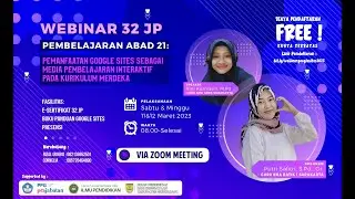 [HARI KE-2] Webinar - Pemanfaatan Google Sites Sebagai Media Pembelajaran Interaktif