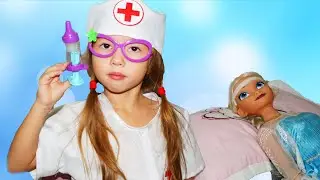 DR  EMILY TREATS ELSA'S BURNT ARM