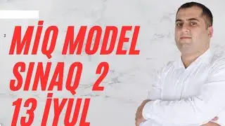 13 İyul MİQ Model sınaq 2   #MİQ #ibtidai #Sertifikasiya