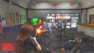 GTA 5 Brutal LSPD Shootout ✯ Six Star Escape Vol.1