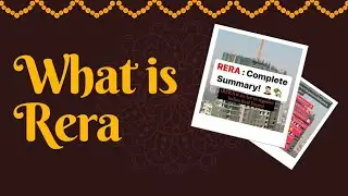 what is rera | rera kya hota hai | section in rera | new act