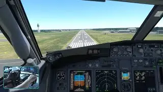MSFS ✈ Beautiful 737-800 Landing into Newcastle Intl Airport - RWY 07