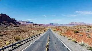 Driving from Las Vegas to Grand Canyon South Rim with Chillout music