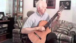 Somewhere My Love played Chet Atkins style, arranged by Dan Mitchell