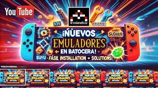 🎮 ¡NUEVO Método instalacion NSW en Batocera! Instalación Fácil ahora con Suyu y Sudachi 🚀