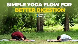 Simple yoga flow for better digestion