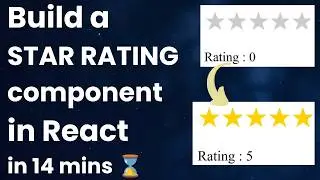 Build a Star Rating Component in React ⭐🌟 (Machine Coding Question)