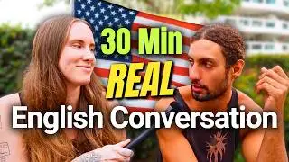 REAL American English Conversation With Native Speakers