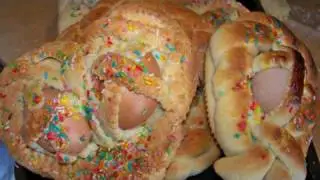 'A cuddura cù ll'ova - dolce pasquale tipico siciliano