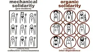 Durkheim's Mechanical and Organic Solidarity: what holds society together?