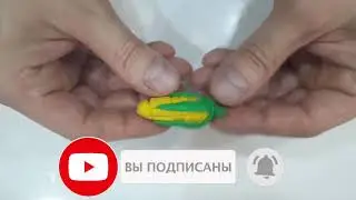 Лепим Кукурузу. Овощи из Пластилина. Видео Лепка у Романа