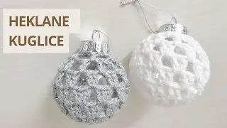 Heklana kuglica/božićne kuglice/kuglice za bor