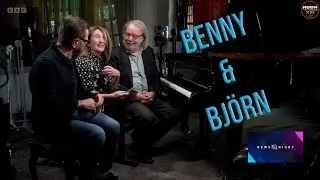 Benny and Björn at the BBC NEWS N NIGHT