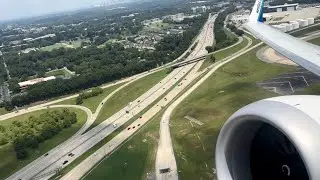 Awesome High Pitched WestJet Boeing 737 Max 8 Takeoff From Atlanta!!!