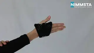 How to wear the glove for the NIMMSTA Wearable Barcode Scanner