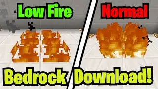 How To Get LOW FIRE Pack in Minecraft Bedrock Edition! (Mobile/Console/Windows 10)