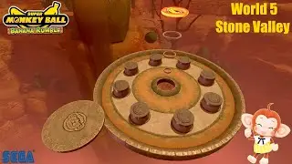 Super Monkey Ball Banana: Rumble [World 5 Stone Valley]