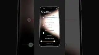 🎨 Master Custom Range Sliders in SwiftUI! 🚀