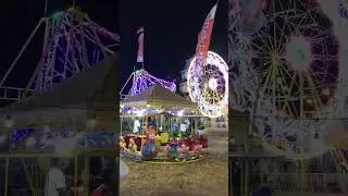 Pasar Malam di Lapangan Bonyokan Jatinom
