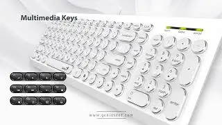 Genius SlimStar Q200, Stylish Multimedia, Keyboard