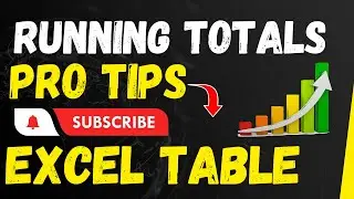 Running Total ERROR in Excel Table