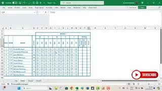 Use of Excel  New CheckBox in Attendance Register using ,countif and countifs formula