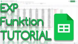 EXP Fuktion - Google Sheets Tutorial