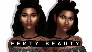 The Sims 4: CAS | Fenty Beauty Inspired + FULL CC LIST & SIM DOWNLOAD!