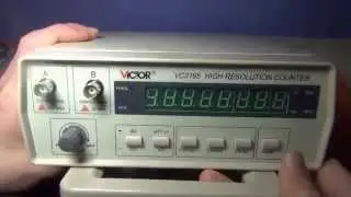 Victor VC3165 High Resolution Radio Frequency Counter 0.01Hz-2.4GHz Professional Tester RF Meter