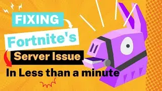 HOW TO FIX FORTNITE SERVERS OFFLINE! l In less than a minute