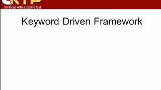 Keyword Driven Framework - QTP