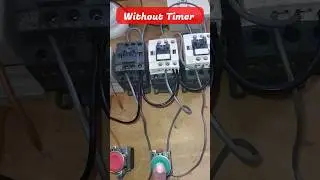 Without Timer Star Delta Starter Working 