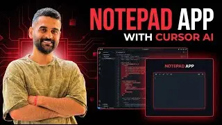 Build a Notepad App with Cursor AI | HTML, CSS & JavaScript