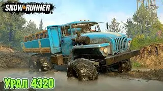 SNOWRUNNER ОБЗОР МОДА Voron 43 55/Урал 4320