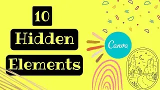 10 Amazing Canva Hidden Elements | Canva elements keywords list | free Canva elements ( Stickers )