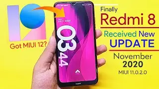 Finally Redmi 8 Got a New Update - MiUi 12?? November Update