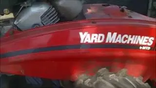 Walk behind tiller belt change