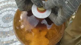 The easiest way to open a PLASTIC KEG.