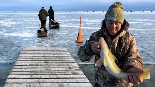Early Ice Fishing For Walleyes | Upper Red Lake