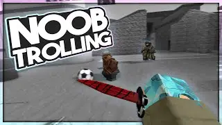 trolling noobs in roblox conter blox