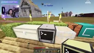 Fuslie steals a computer from a Dev | Minecraft OTV Edition