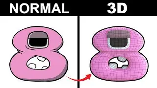 I Designed Custom Number Lore 3D EIGHT (Baby)