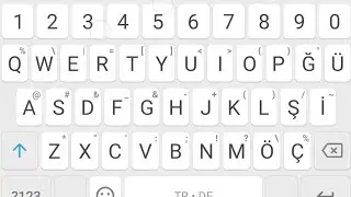 Xiaomi keyboard key character settings Turkish character addition ş ğ key Xiaomi Turkish keyboard...