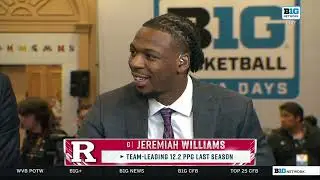 2024 Big Ten Media Day: Pikiell, Ace Bailey, and Jeremiah Williams Join BTN
