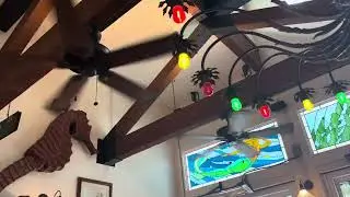 Emerson Premiums and Emerson Crown Ceiling Fans At A Seafood Restaurant